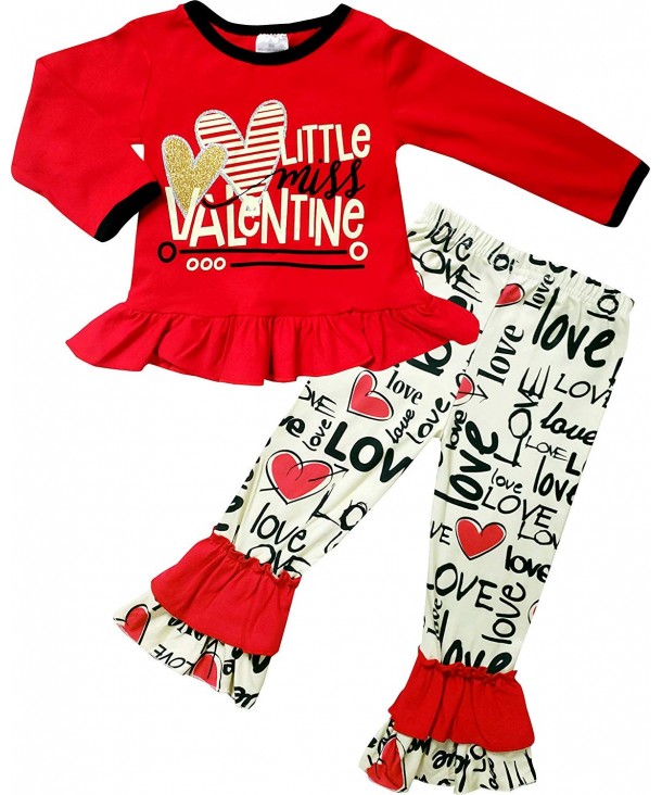 Amor Girls Valentines Themed Outfit
