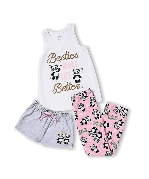 Justice Girls Panda Besties Pajama