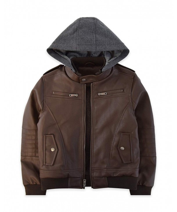 RND Boys Moto Leather Jacket