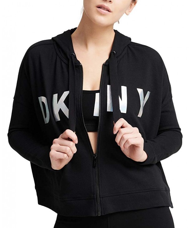 DKNY Sport Logo Zip Hoodie