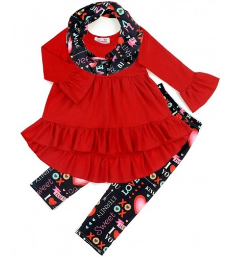 Angeline Boutique Girls Valentines Outfit