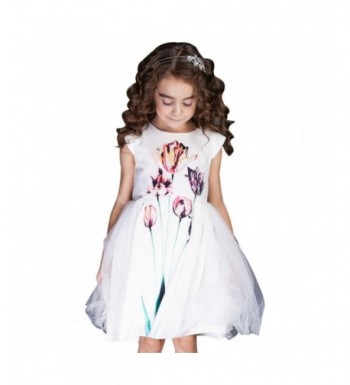childdkivy Floral Spring Dresses 7 8year