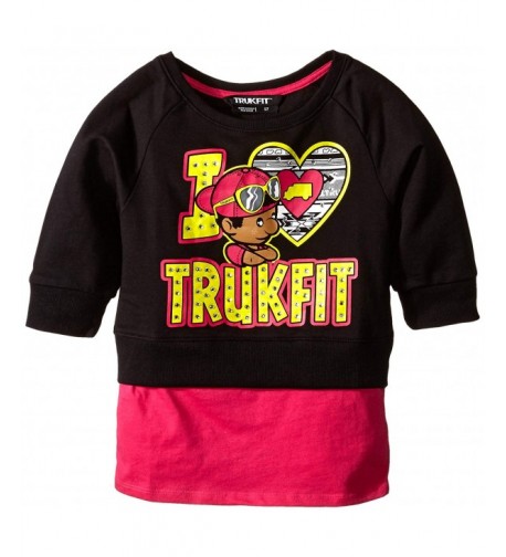 Trukfit Little Girls Sweatshirt Layering