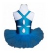 Shiny Toddler Hallow Out Leotard Ruffled