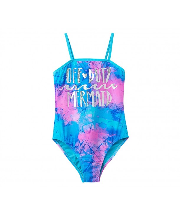 Breaking Waves Girls Mermaid Swimsuit