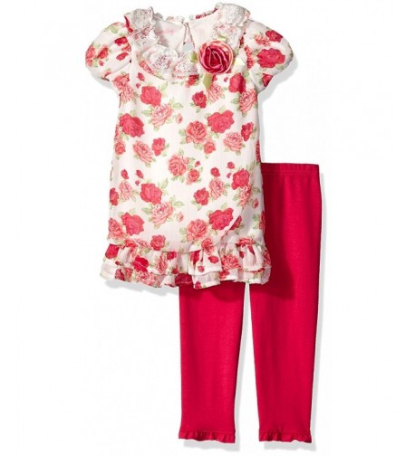 Nannette Toddler Floral Chiffon Legging